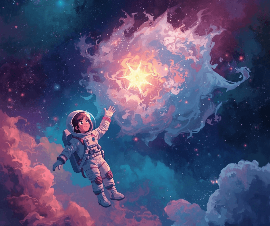 Lyra And A Shimmering Star Cloud